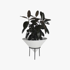 陶器の円錐花瓶
